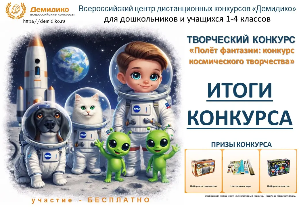 информация с итогами. мальчик, кот и собака в космосе с инопланетянами
