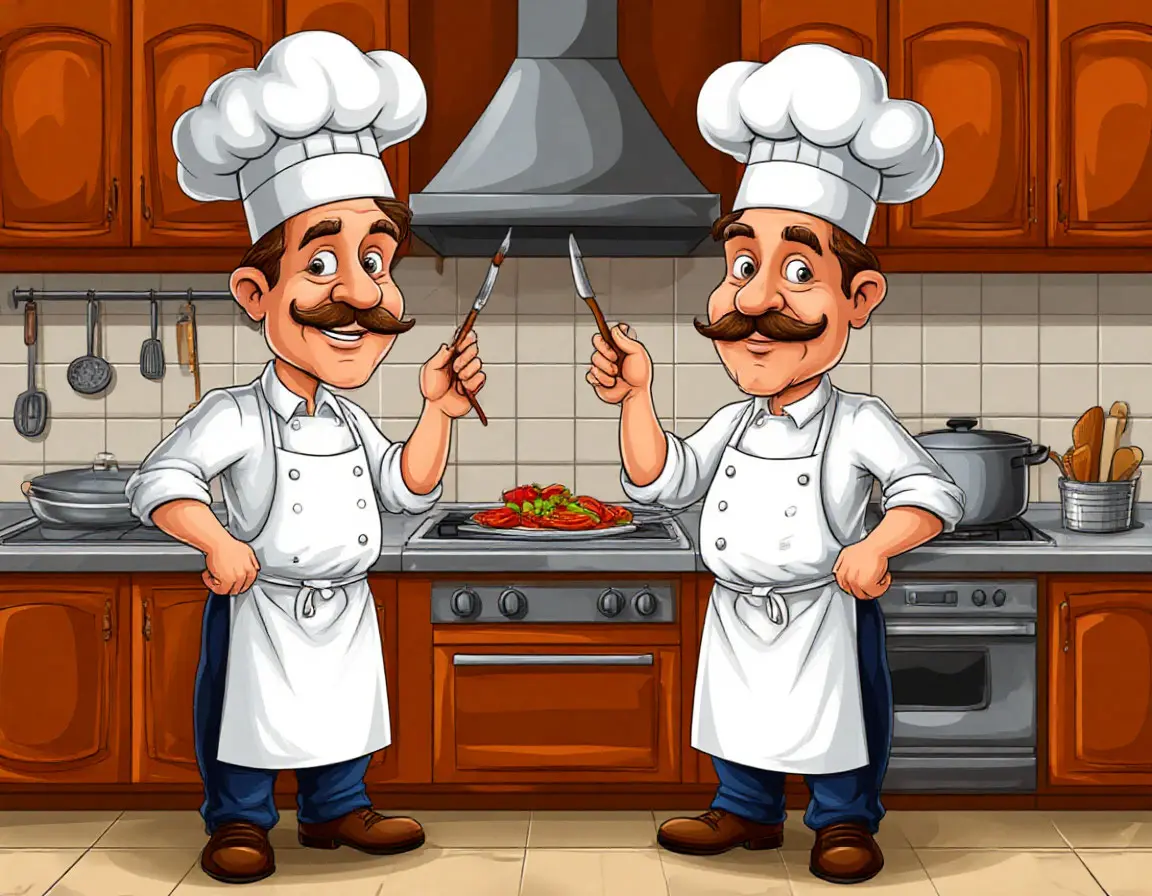 два повара