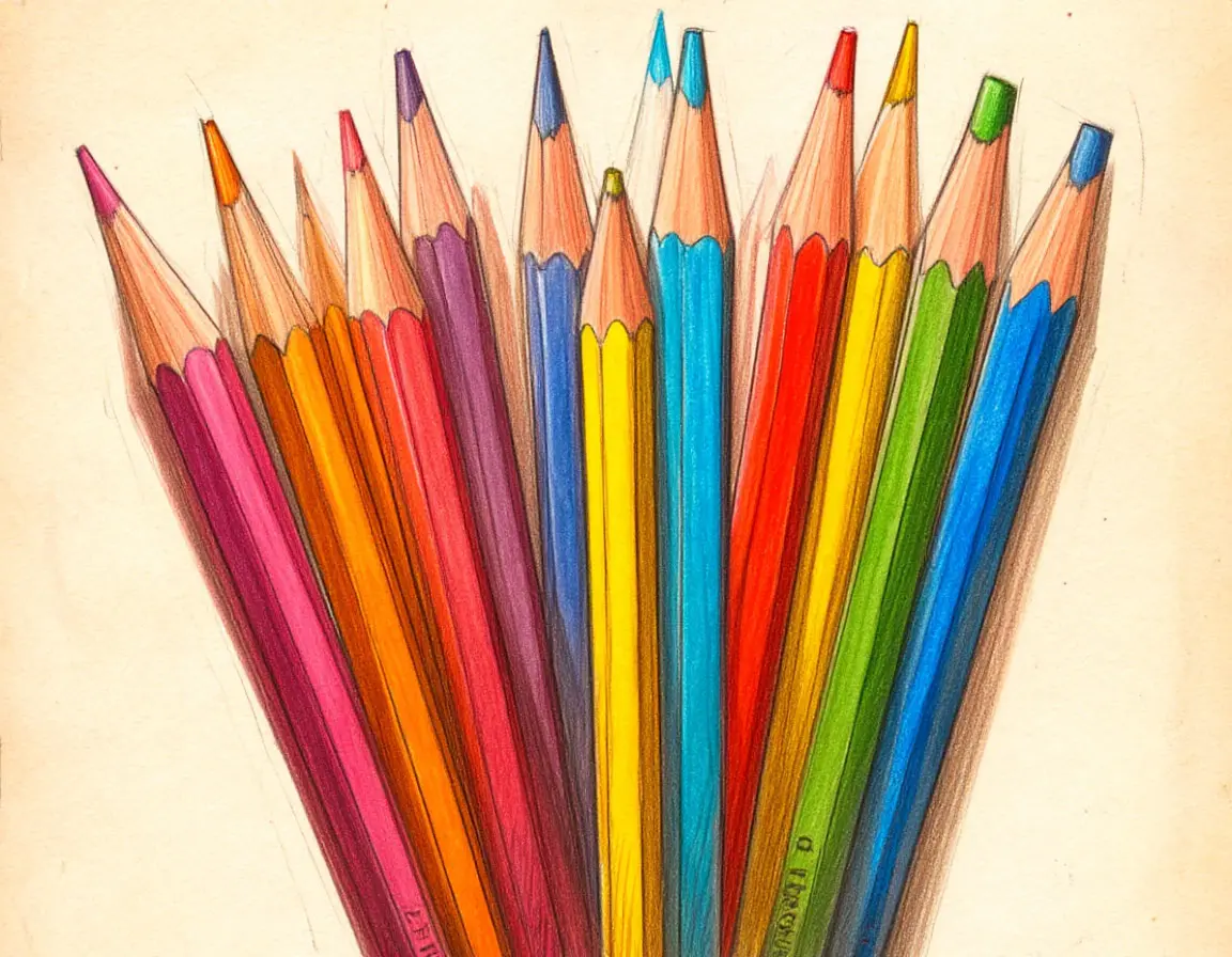 цветные карандаши