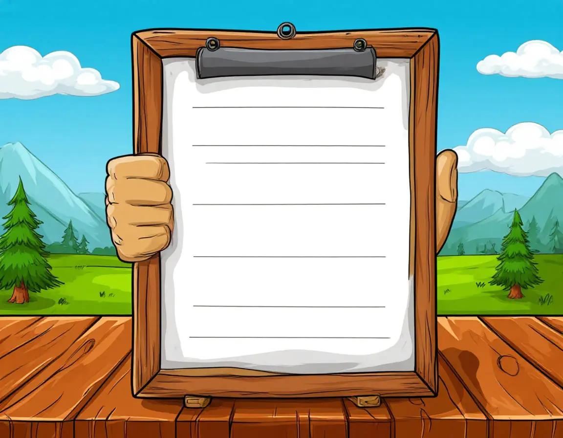 лист в рамке