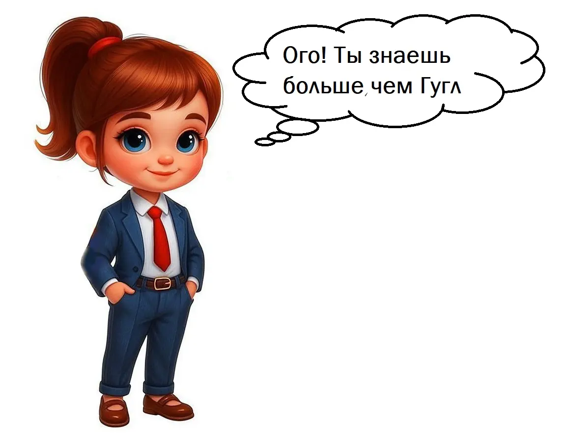 Девочка говорит слова