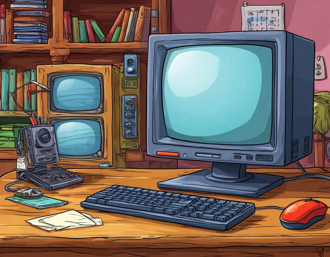 компьютер на столе