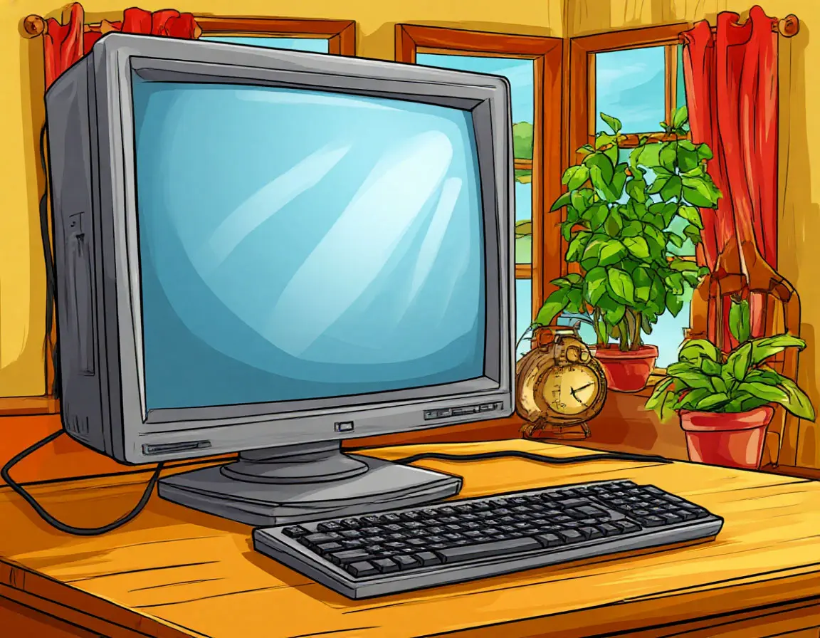 монитор с клавиатурой