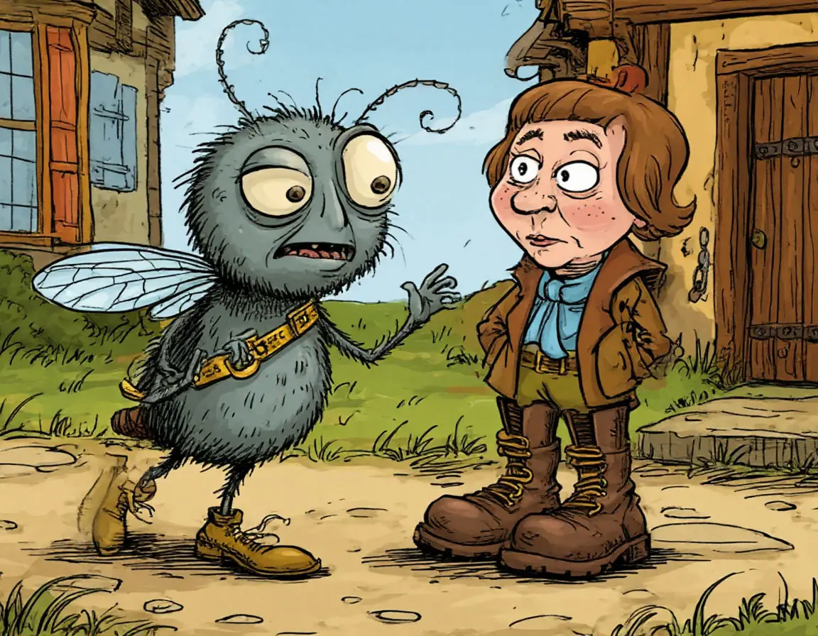 муха и человек