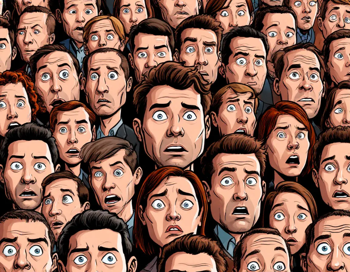 много голов