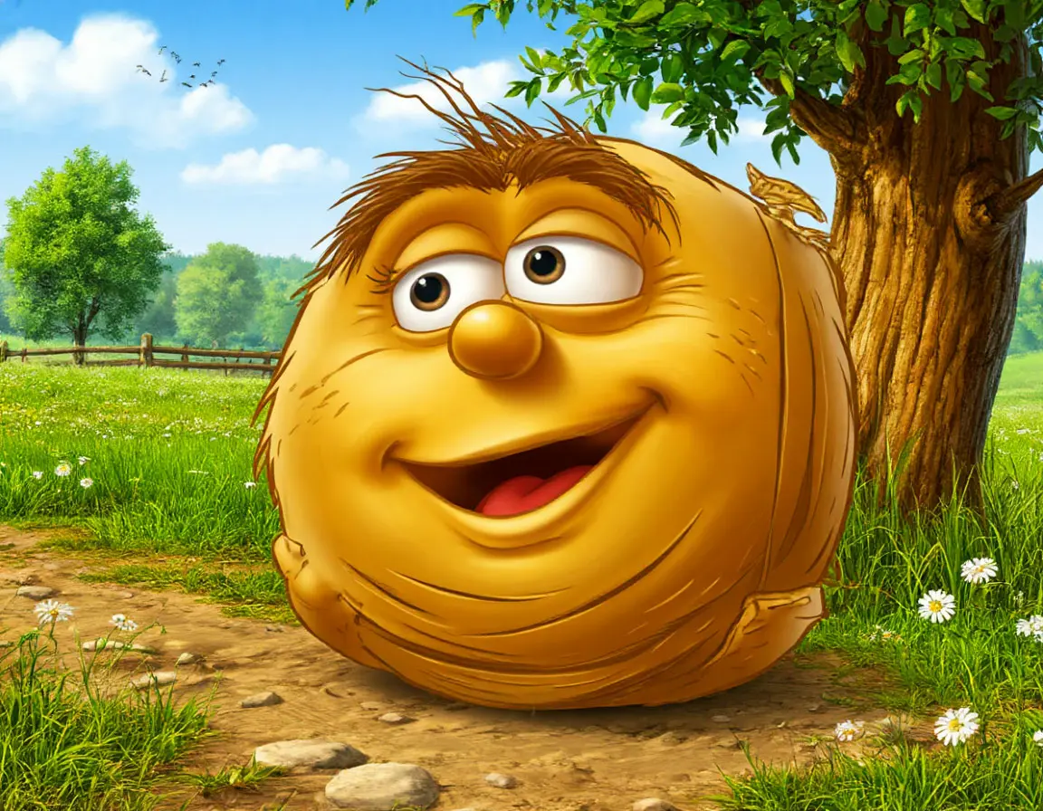 колобок на полянке