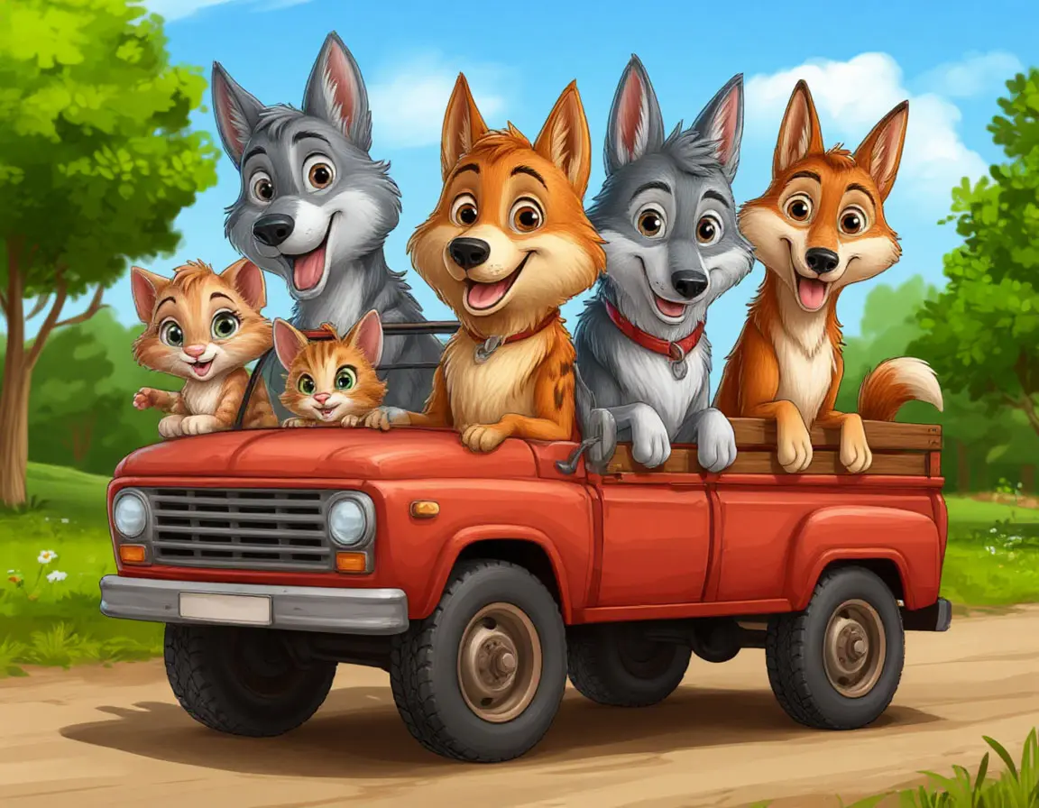 звери в машине