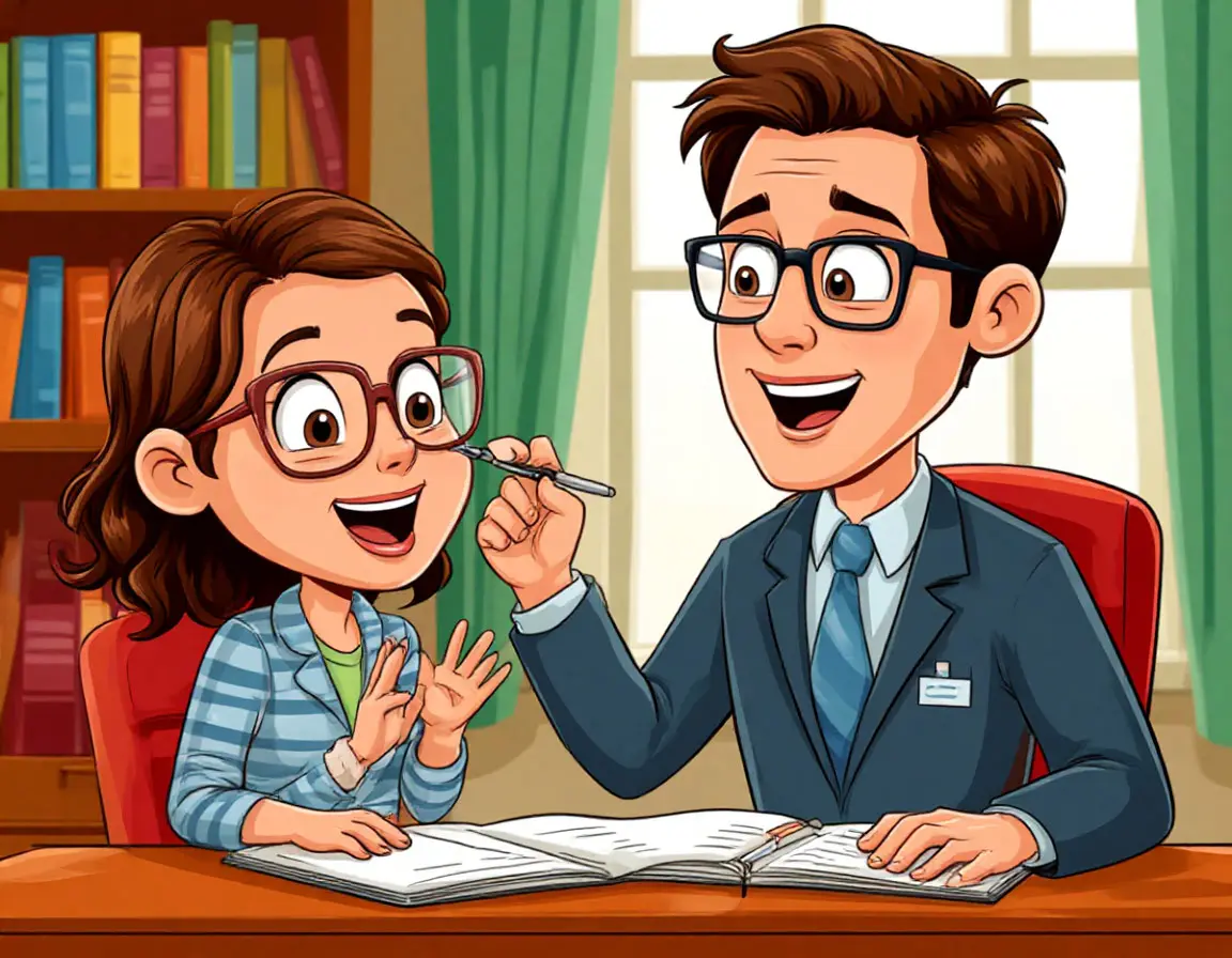 мальчик на приеме у логопеда