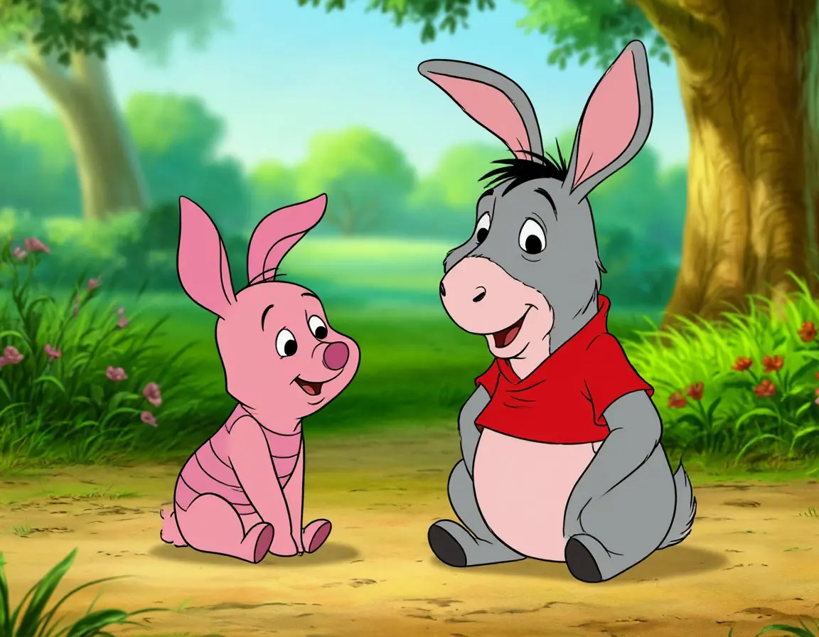 ослик Иа и Пяточек