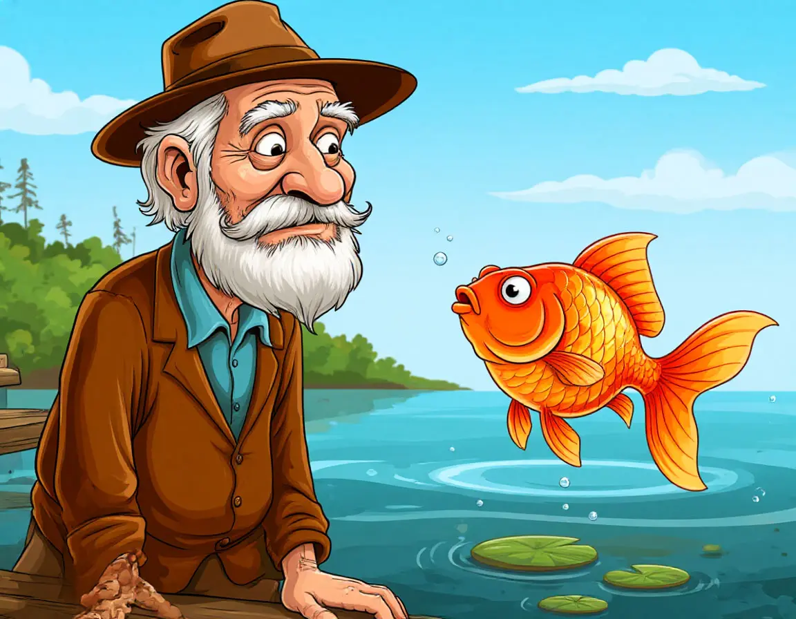 старик и золотая рыбка