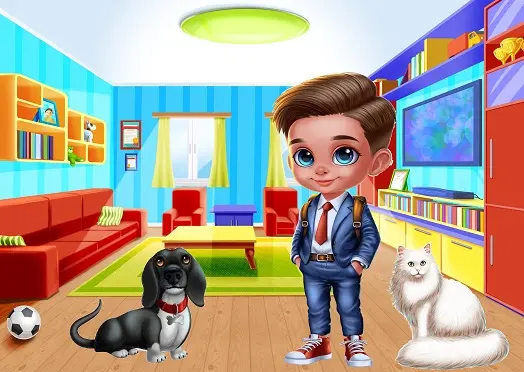 Комната с героями