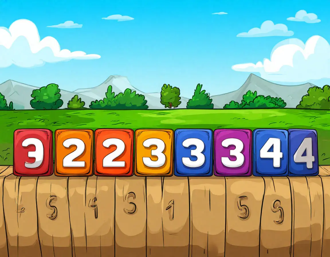 числа в ряд