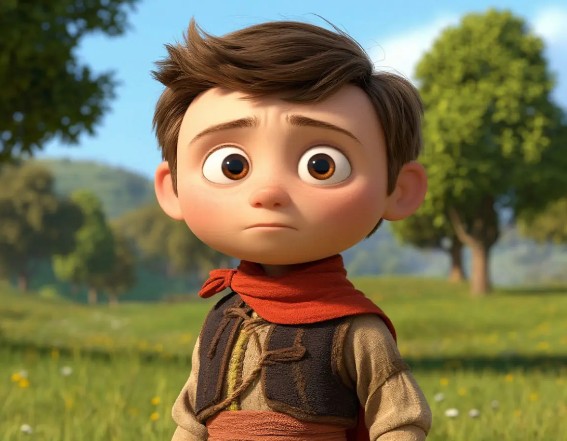 мальчик задумался