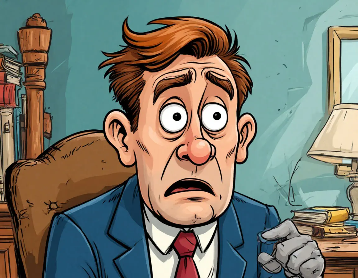 человек в панике