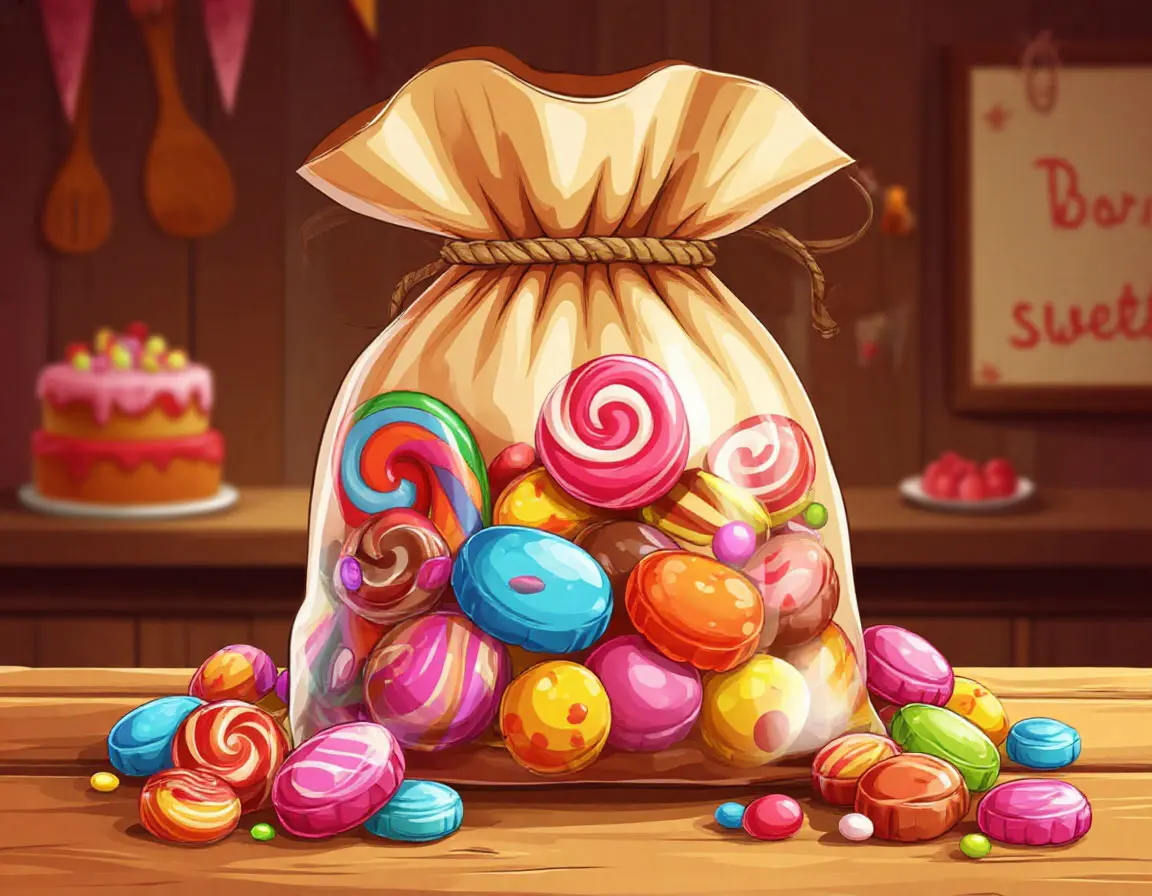 мешок с конфетами