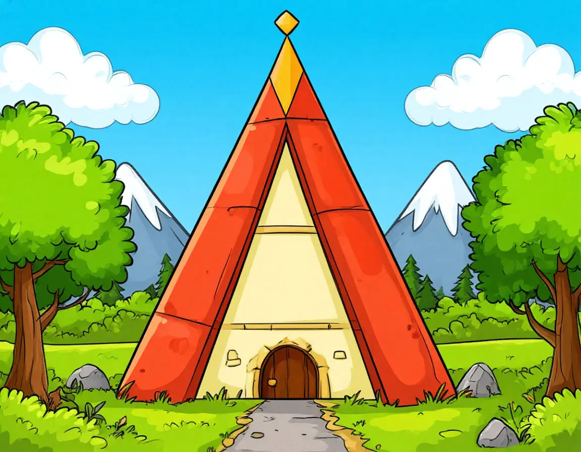 треугольный дом (шалаш)