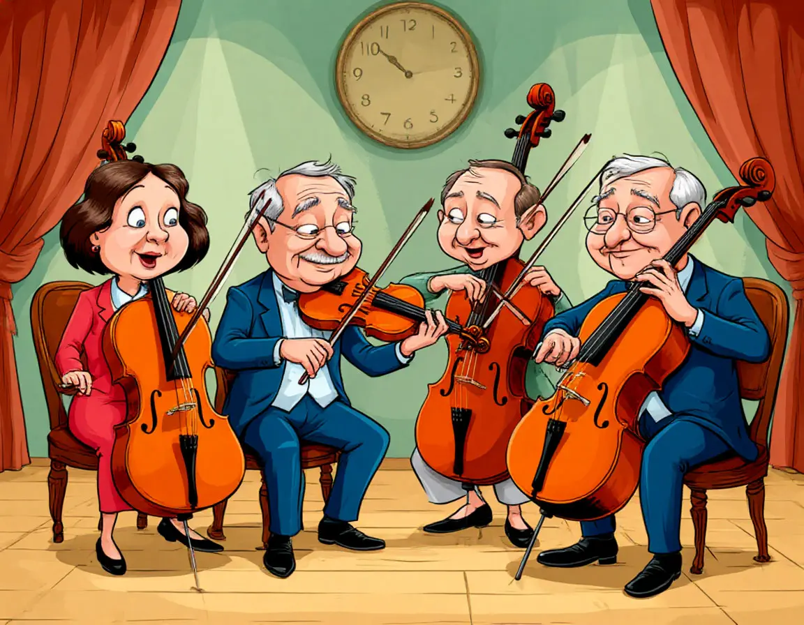 четыре человека