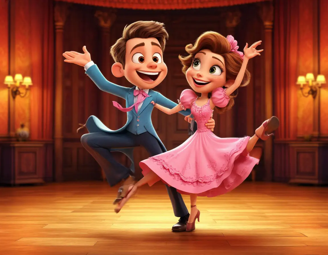 пара танцует