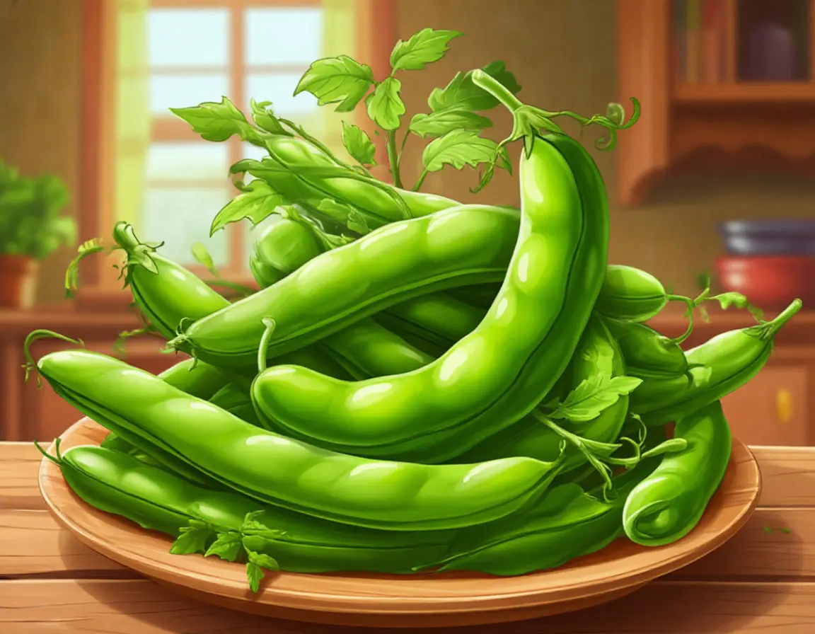 фасоль в тарелке