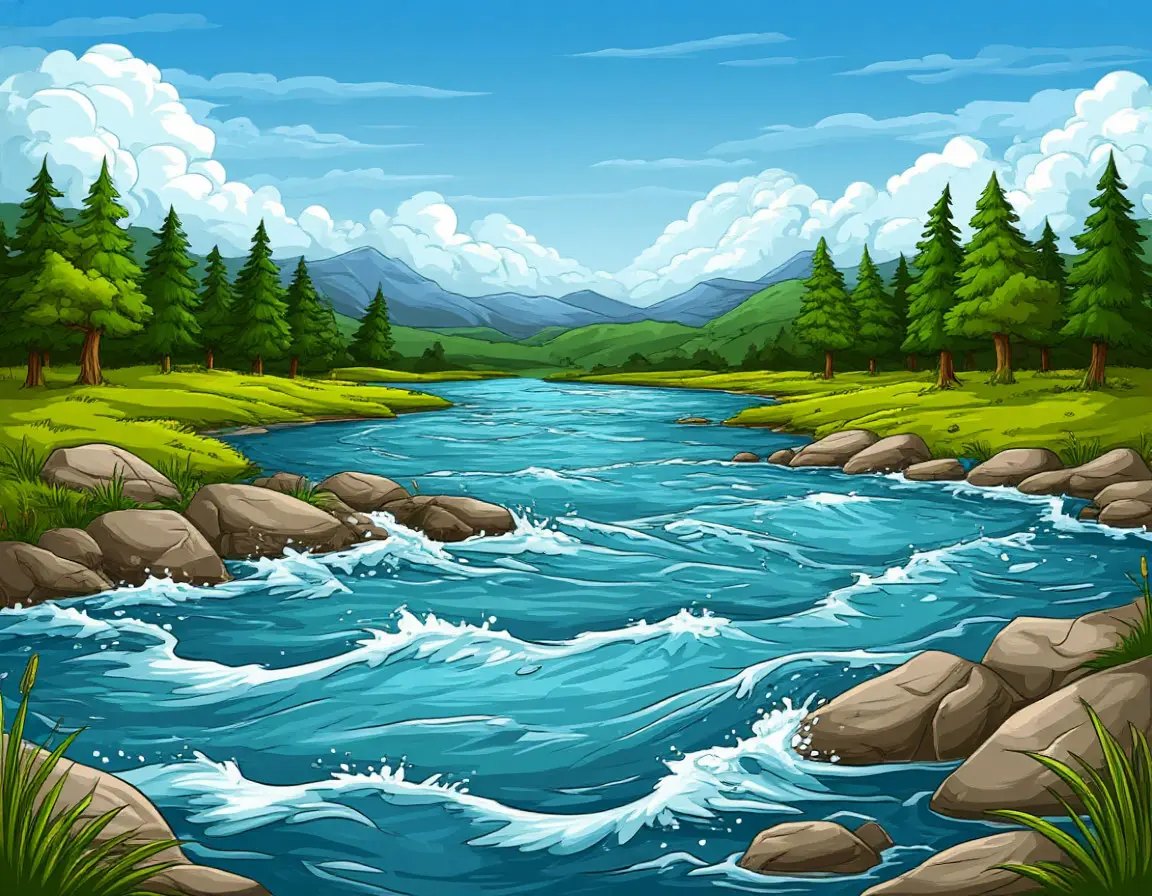 бурная река