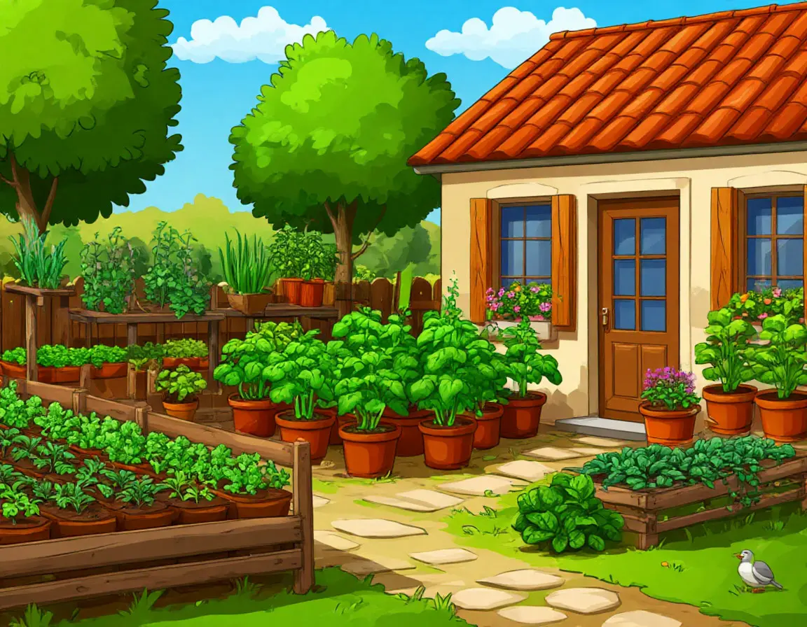 посадки в огороде на даче