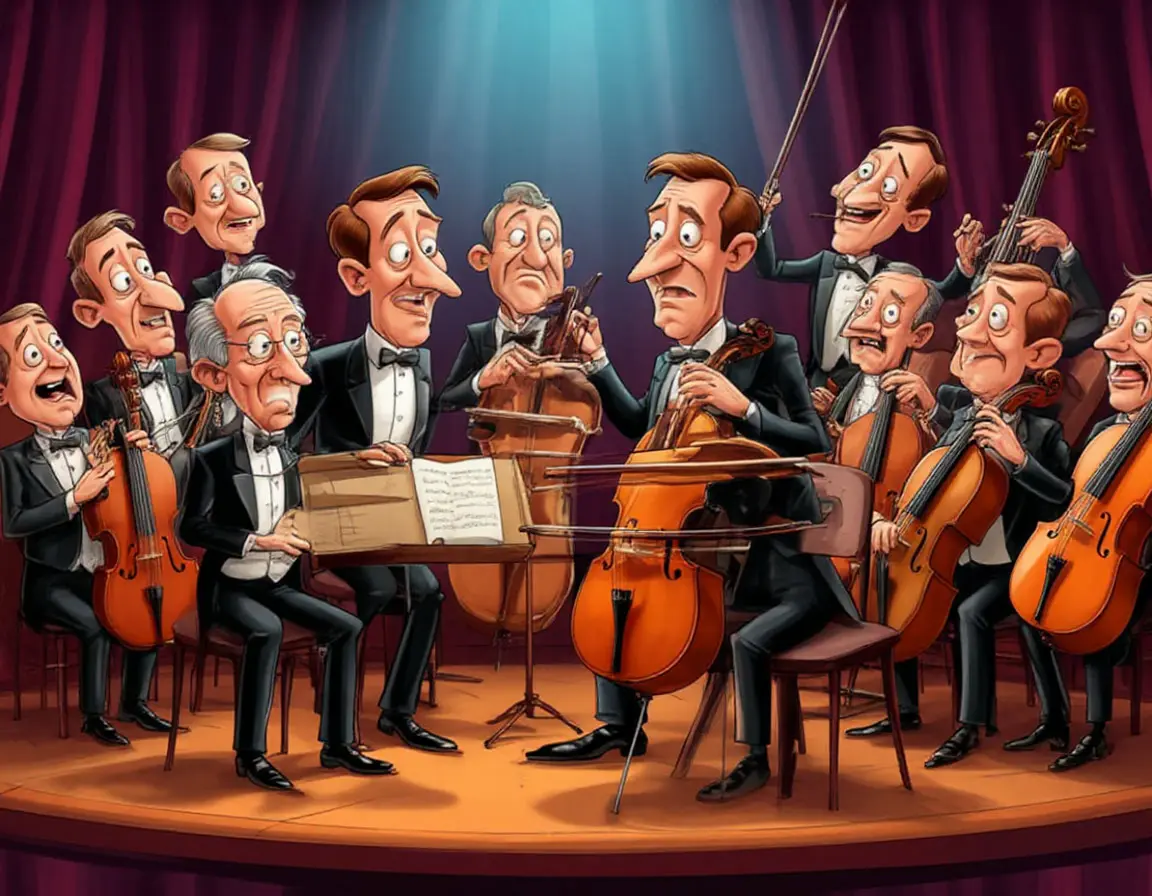 музыканты играют на сцене