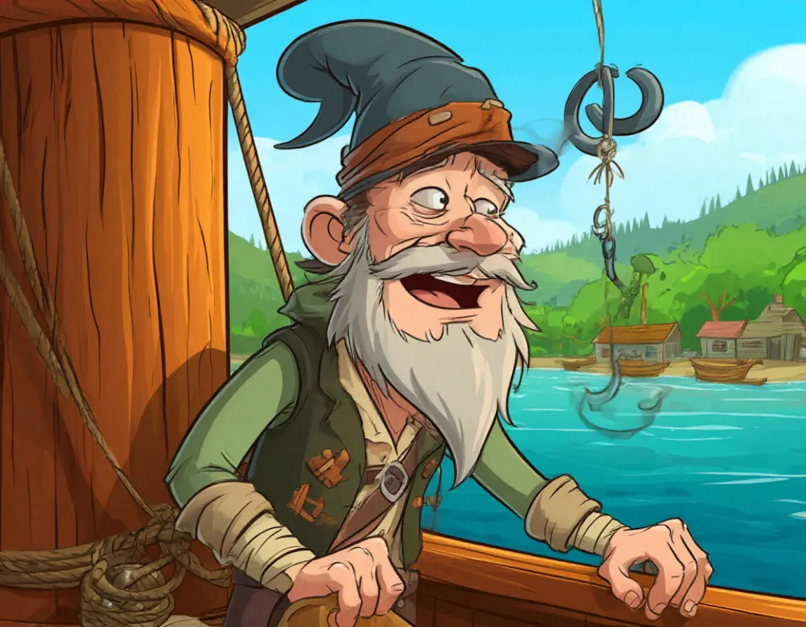 Старичок смотрит из окна