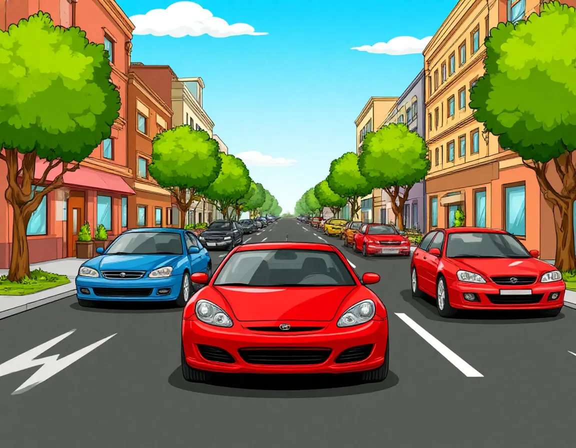 автомобили едут по дороге