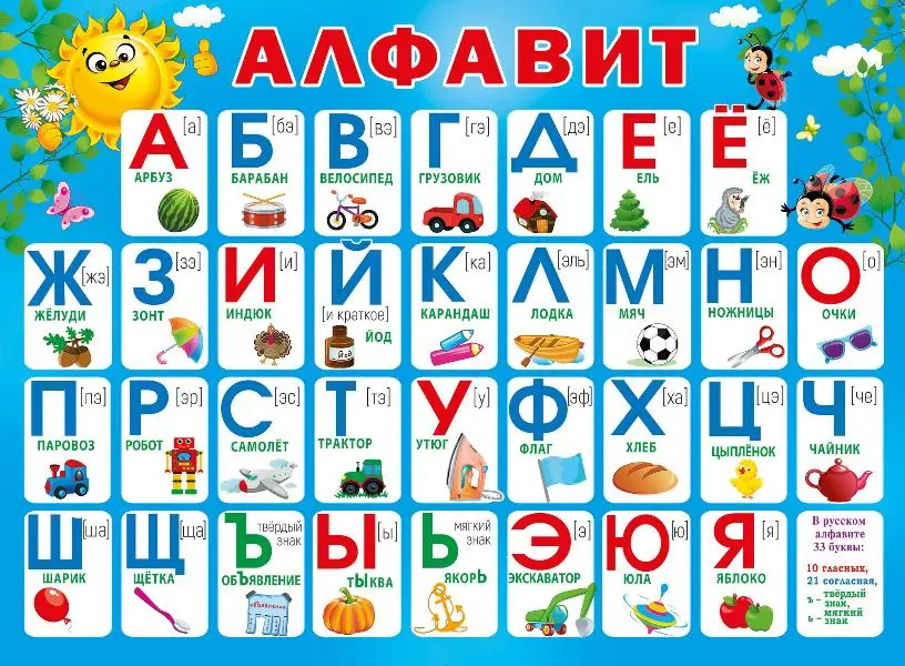 алфавит детский