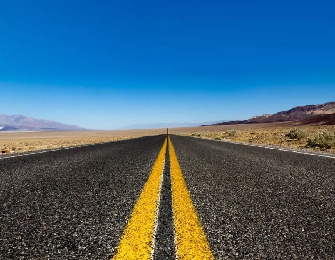 дорога с двумя сплошными