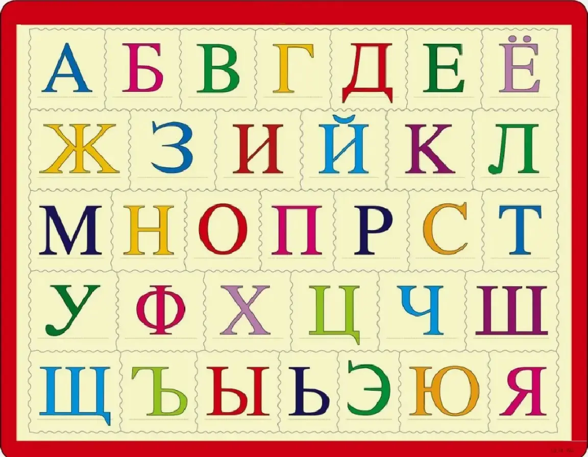буквы алфавита