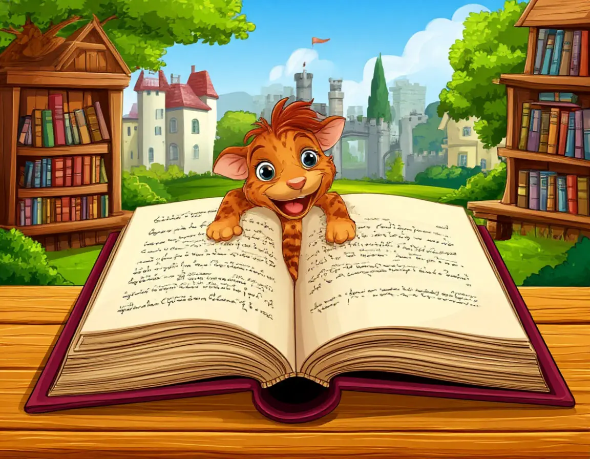 развернутая книга