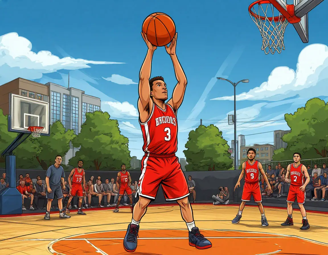 бросок в баскетболе