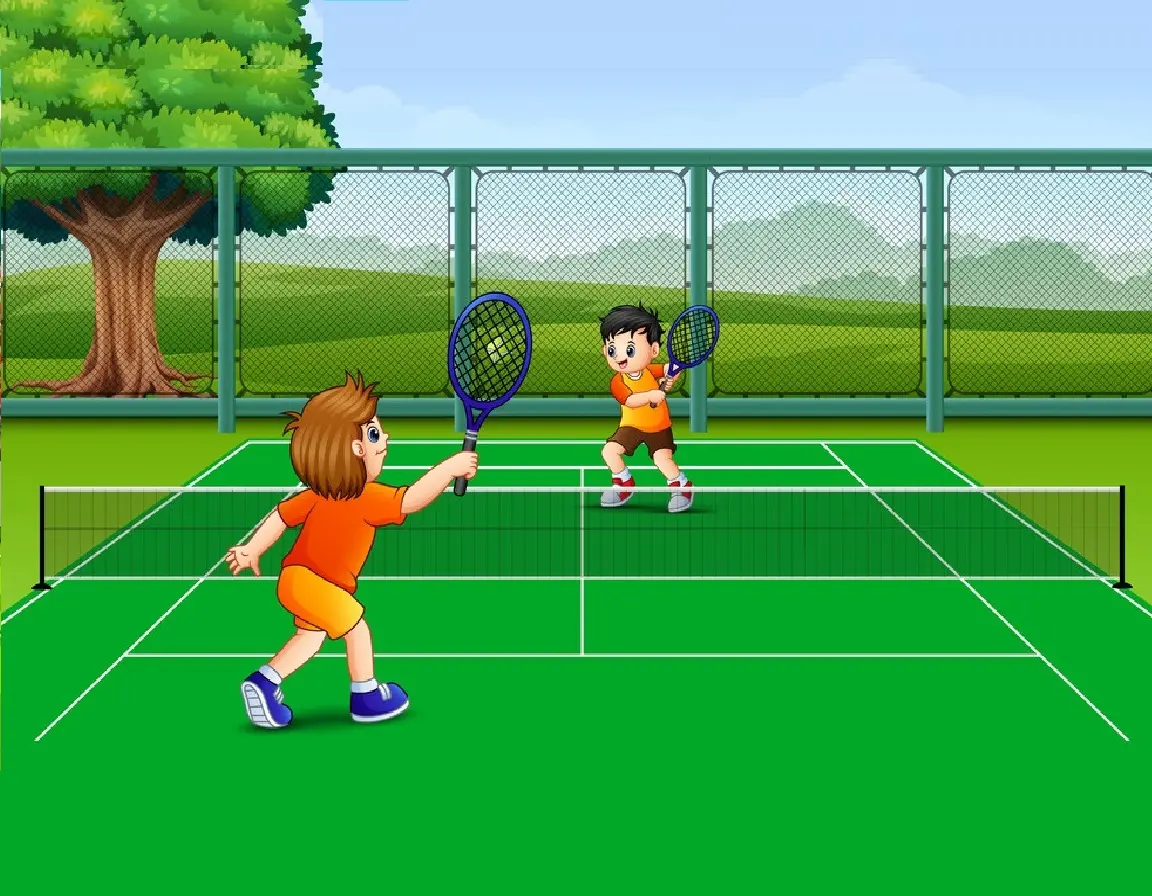 играют в теннис