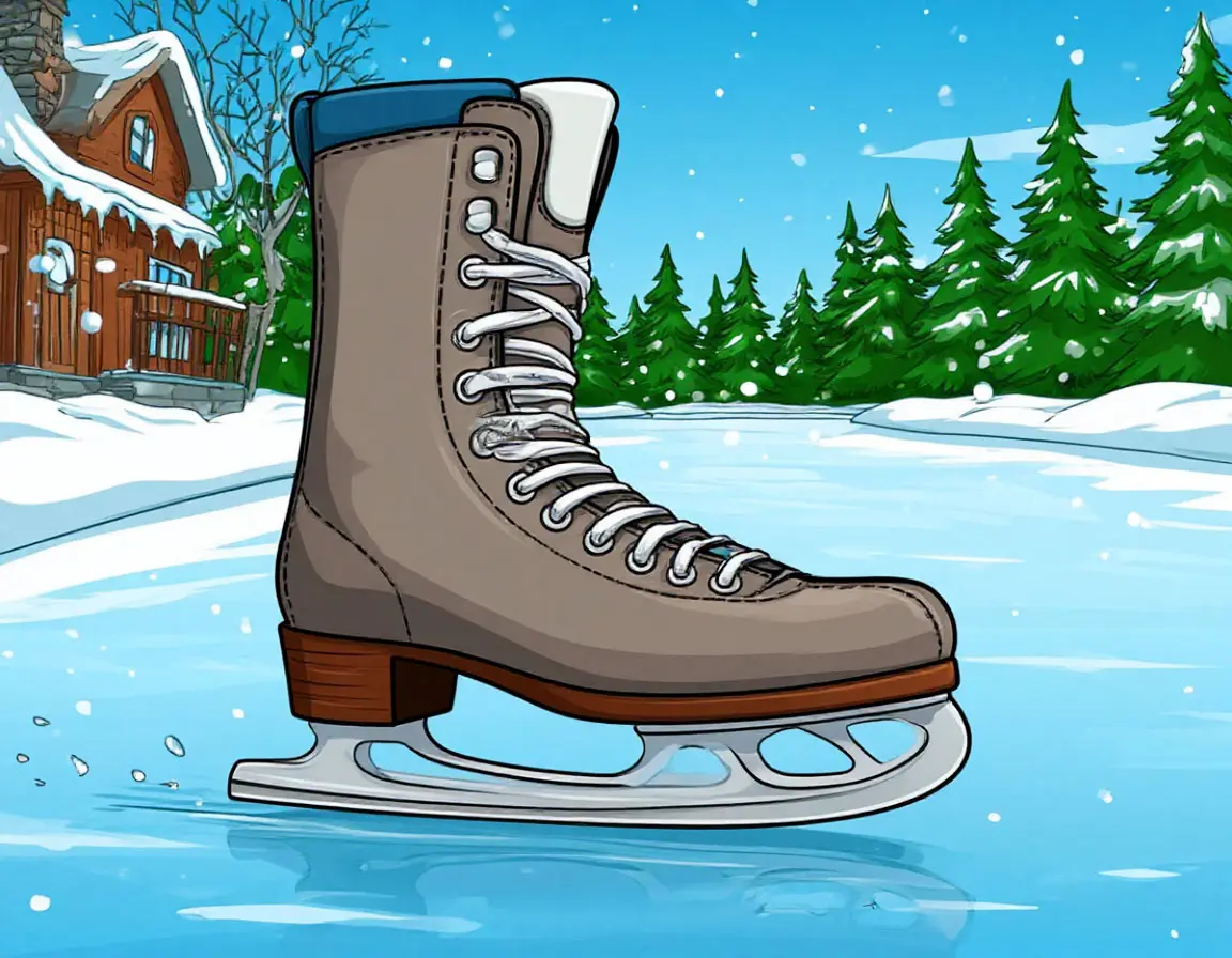 коньки на льду